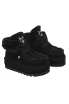 NAKED WOLFE Boots Bambi - Black Suede/Shearling