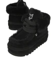 NAKED WOLFE Boots Bambi - Black Suede/Shearling