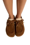 NAKED WOLFE Women's BLIZZARD - Tan Suede/Shearling