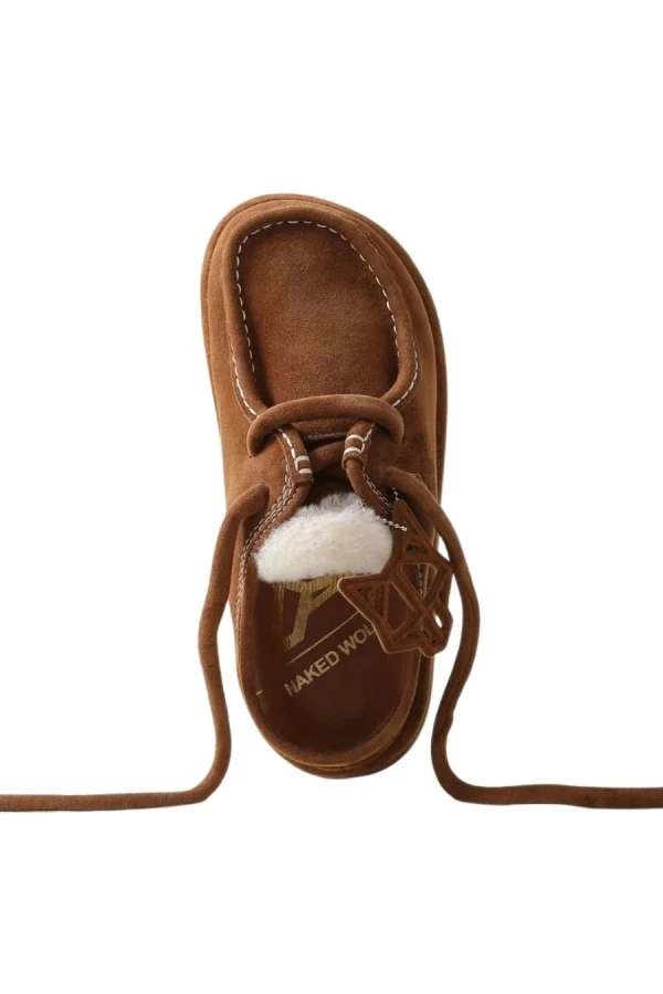 NAKED WOLFE Women's BLIZZARD - Tan Suede/Shearling