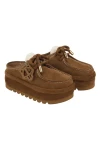 NAKED WOLFE Women's BLIZZARD - Tan Suede/Shearling