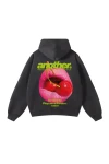 ANOTHER COTTON LAB El Paraiso Oversized Washed Zip Hoodie - Μαύρο