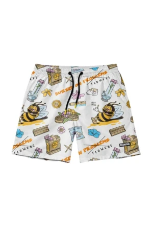 BEE UNUSUAL Ανδρικό Μαγιό Buzzed On Flowers Shorts