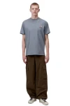 CARHARTT WIP T-Shirts S/S American Script T-Shirt - Shady Blue
