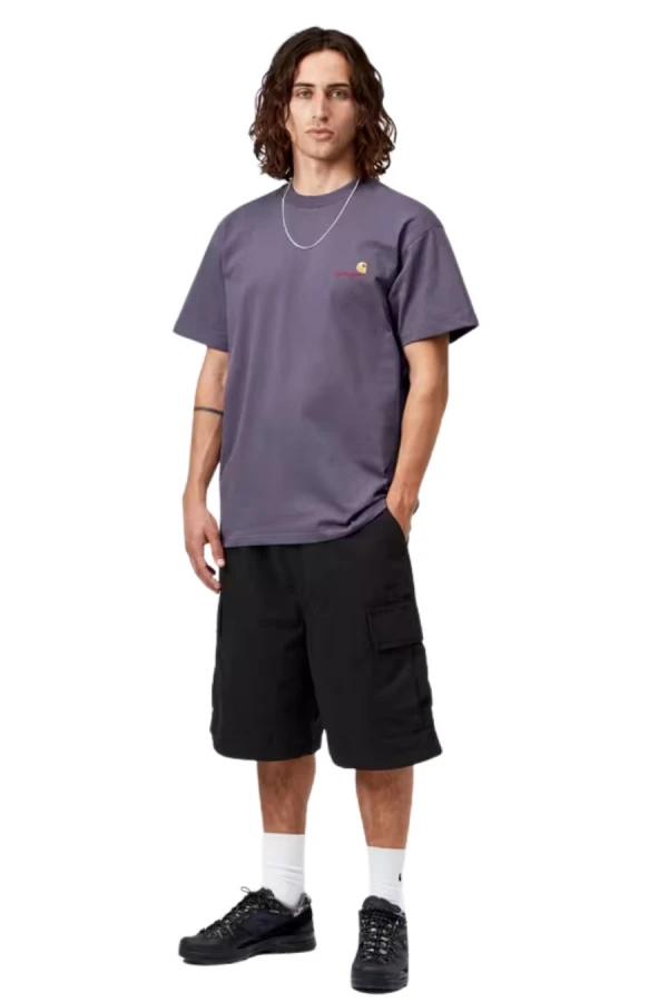 CARHARTT WIP Men's American Script T-Shirt - Purple