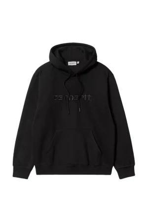 CARHARTT WIP Φούτερ με Κουκούλα Hooded Carhartt Sweat - Μαύρο