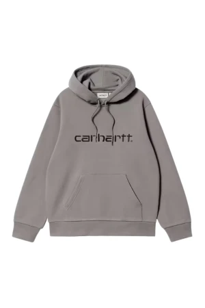 CARHARTT WIP Φούτερ με Κουκούλα Hooded Carhartt Sweat - Γκρι