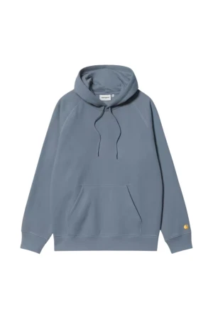CARHARTT WIP Φούτερ Hooded Chase Sweat - Γαλάζιο