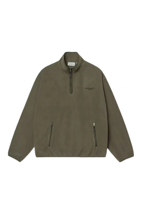 CARHARTT WIP Φούτερ Edmore Half Zip Sweat - Πράσινο