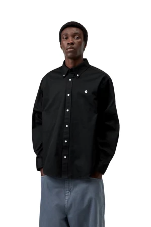 CARHARTT WIP L/S OG Madison Shirt - BLACK