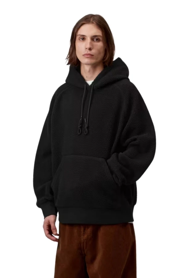 CARHARTT WIP Φούτερ λαιμόκοψη Hooded Limn C Fleece Sweat - BLACK