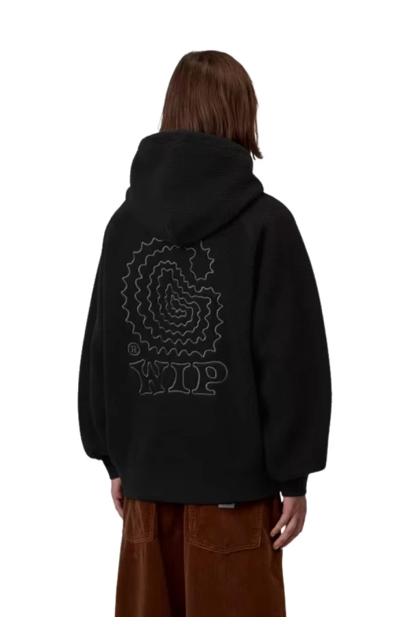 CARHARTT WIP Φούτερ λαιμόκοψη Hooded Limn C Fleece Sweat - BLACK