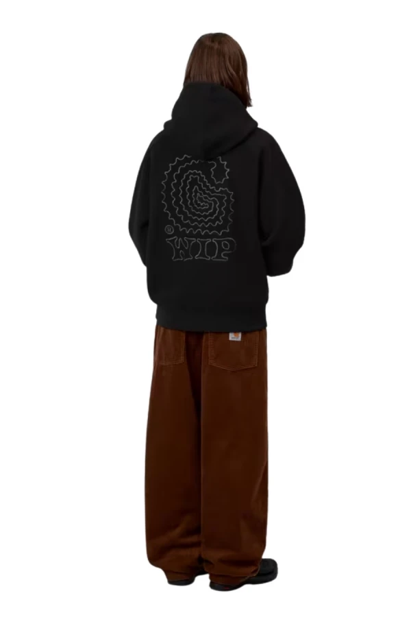 CARHARTT WIP Φούτερ λαιμόκοψη Hooded Limn C Fleece Sweat - BLACK