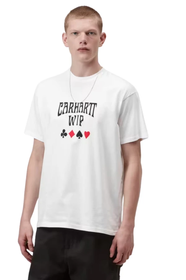 CARHARTT WIP T-Shirts S/S Deck T-Shirt - ΛΕΥΚΟ