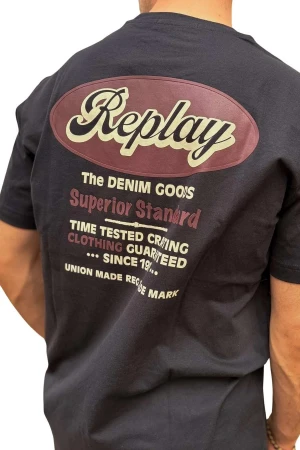 REPLAY T-Shirts M12BE.004.00QMJ - Black