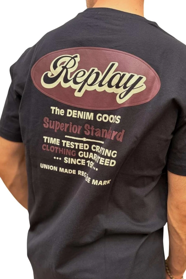 REPLAY T-Shirts M12BE.004.00QMJ - Black