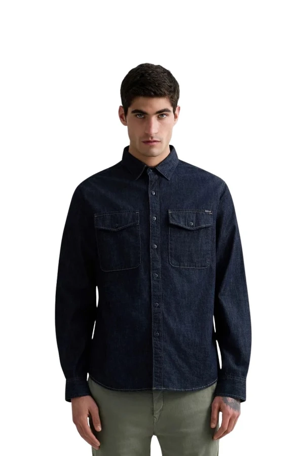 REPLAY Πουκάμισα M4124.000.860B04 - DENIM