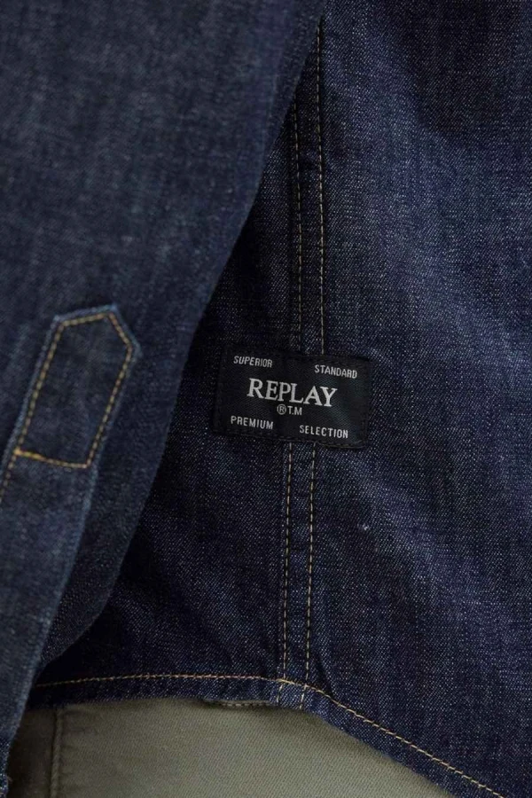 REPLAY Πουκάμισα M4124.000.860B04 - DENIM