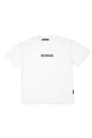 BEE UNUSUAL Getting Shit Done Oversized T-Shirt - Λευκό