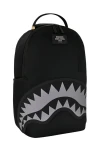 SPRAYGROUND Σακίδια πλάτης - Backpacks SHARK CENTRAL BLACK NYLON GRAY EMBOSSED BACKPACK - ΜΑΥΡΟ
