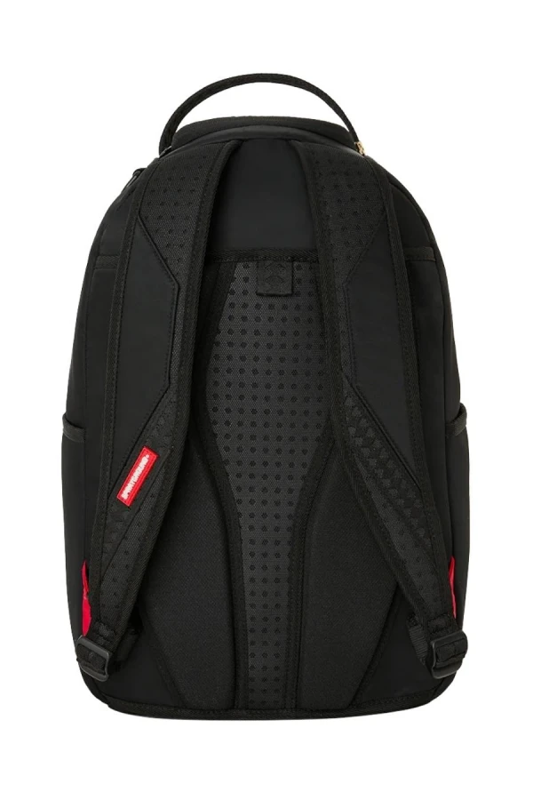 SPRAYGROUND Σακίδια πλάτης - Backpacks SHARK CENTRAL BLACK NYLON GRAY EMBOSSED BACKPACK - ΜΑΥΡΟ