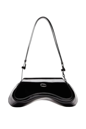 DIESEL PLAY SHOULDER CROSS BODYBAG - BLACK