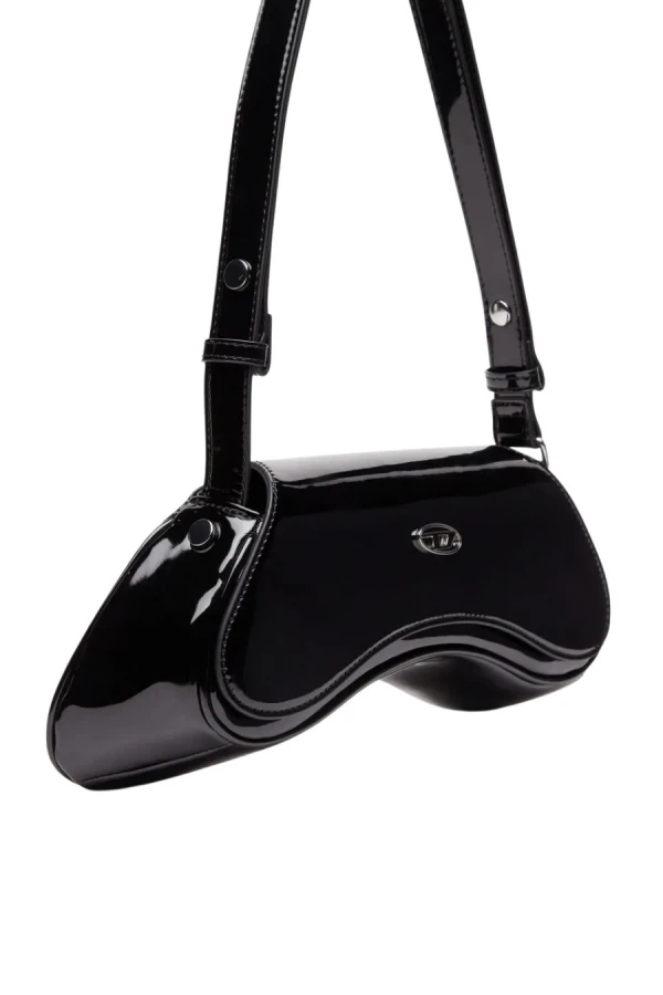 DIESEL PLAY SHOULDER CROSS BODYBAG - BLACK
