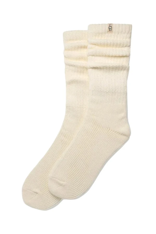 UGG Tyla Slouchy Crew II Κάλτσες - Εκρού