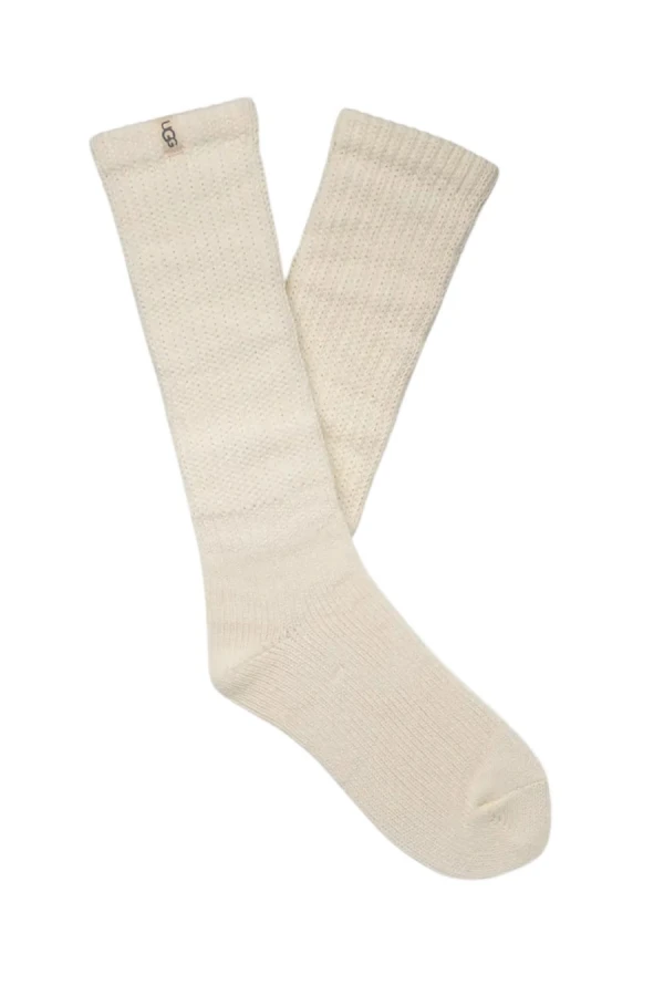 UGG Tyla Slouchy Crew II Κάλτσες - Εκρού
