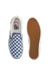 VANS Ανδρικά Sneakers Skate Slip-On – Checkerboard Μπλε