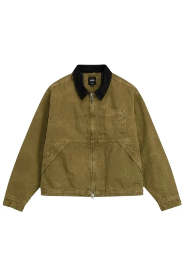 VANS Ανδρικό Μπουφάν Nico Cropped Chore Canvas – Olive Brown