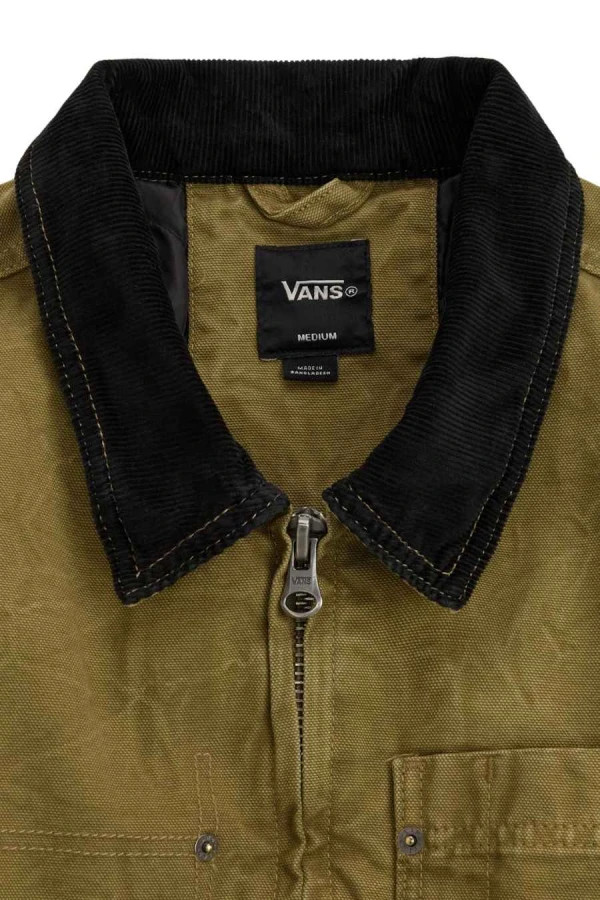 VANS Ανδρικό Μπουφάν Nico Cropped Chore Canvas – Olive Brown