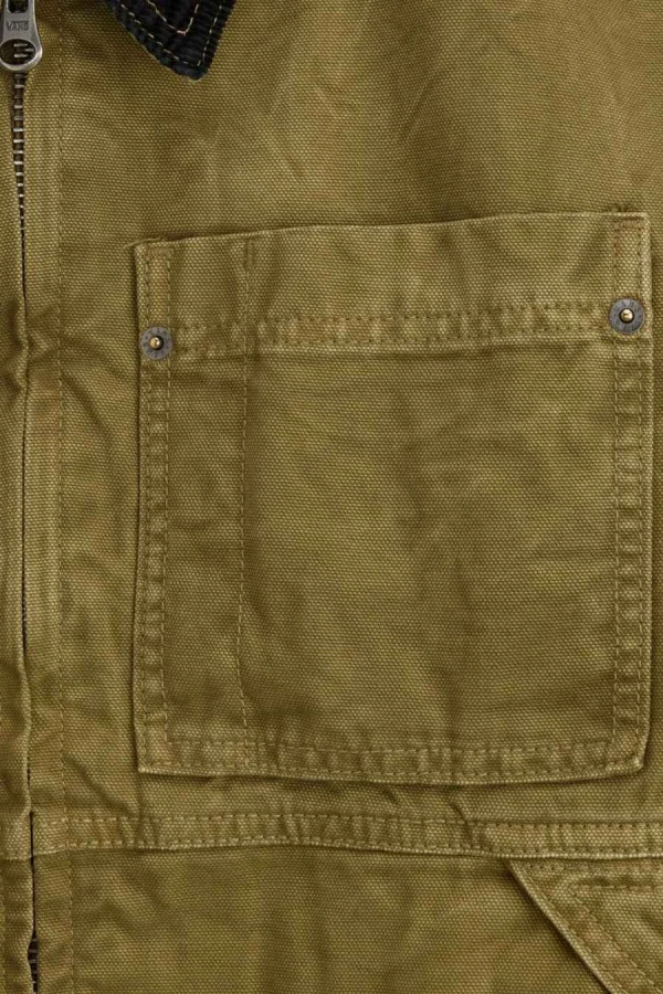VANS Ανδρικό Μπουφάν Nico Cropped Chore Canvas – Olive Brown