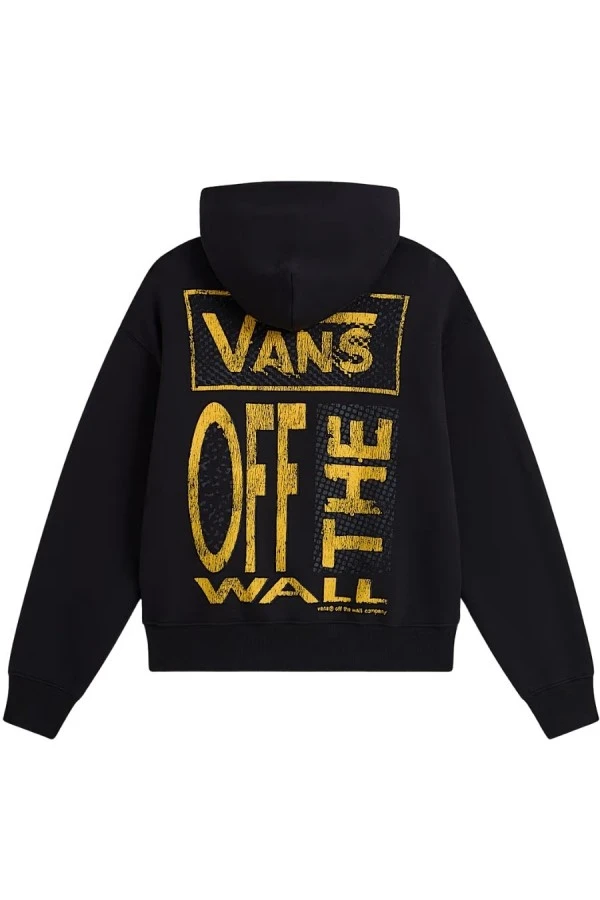 VANS Cut and Paste Pullover Φούτερ με Κουκούλα – Μαύρο