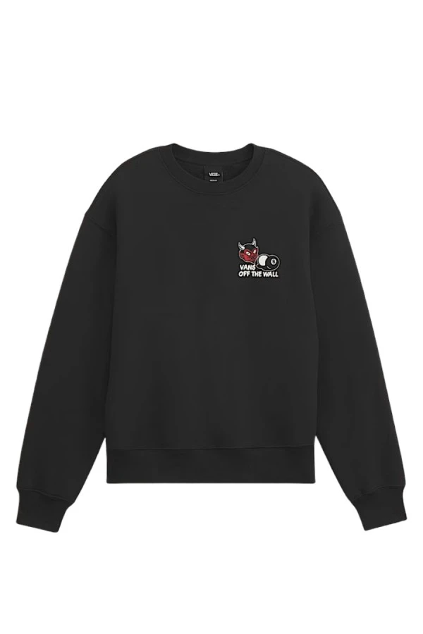 VANS Old Scratch Crew Φούτερ - Μαύρο