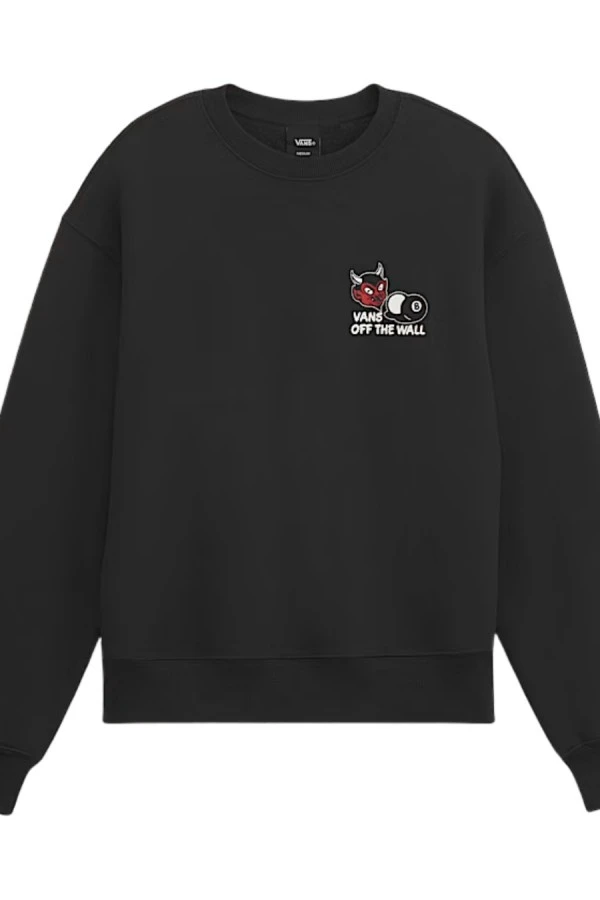 VANS Old Scratch Crew Φούτερ - Μαύρο