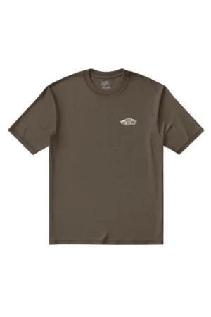 VANS T-Shirts Double Standard Fill SS - Καφέ