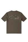 VANS T-Shirts Double Standard Fill SS - Brown