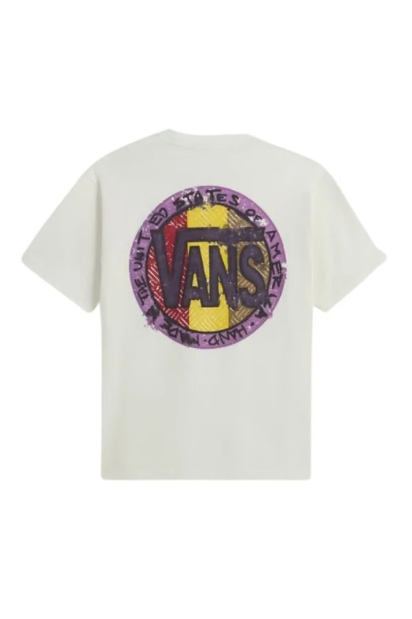 VANS T-Shirts Blotched Circle SS Tee - Λευκή