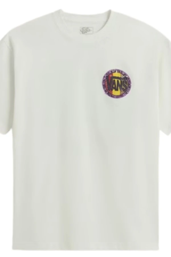 VANS T-Shirts Blotched Circle SS Tee - Λευκή