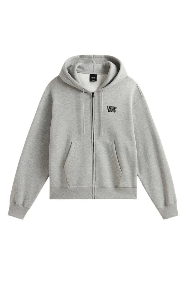 VANS Ανδρική Ζακέτα Stretch Logo Full Zip – Γκρι
