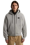 VANS Ανδρική Ζακέτα Stretch Logo Full Zip – Γκρι