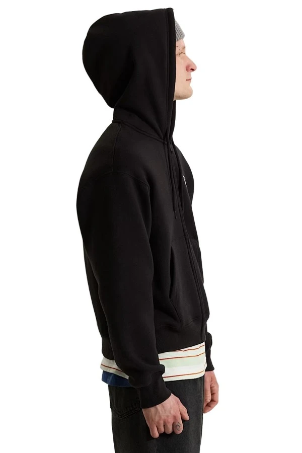 VANS Unisex Ζακέτα Stretch Logo Full Zip – Μαύρη