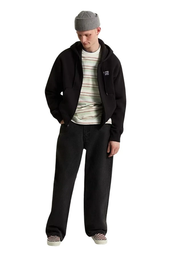 VANS Unisex Ζακέτα Stretch Logo Full Zip – Μαύρη