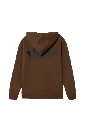 VANS Φούτερ με Κουκούλα Double Standard Pullover Youth – Καφέ