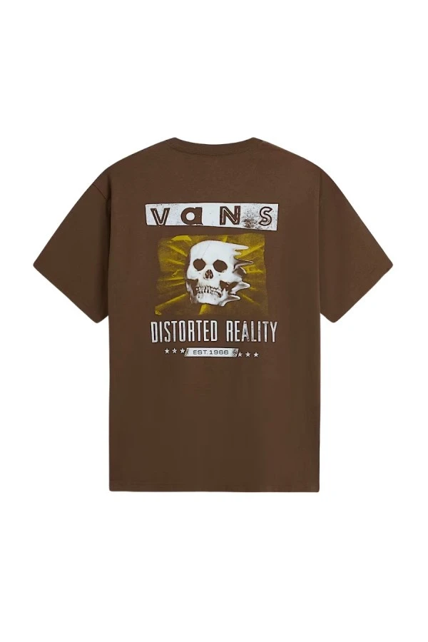 VANS Distorted Reality SS Tee – Καφέ