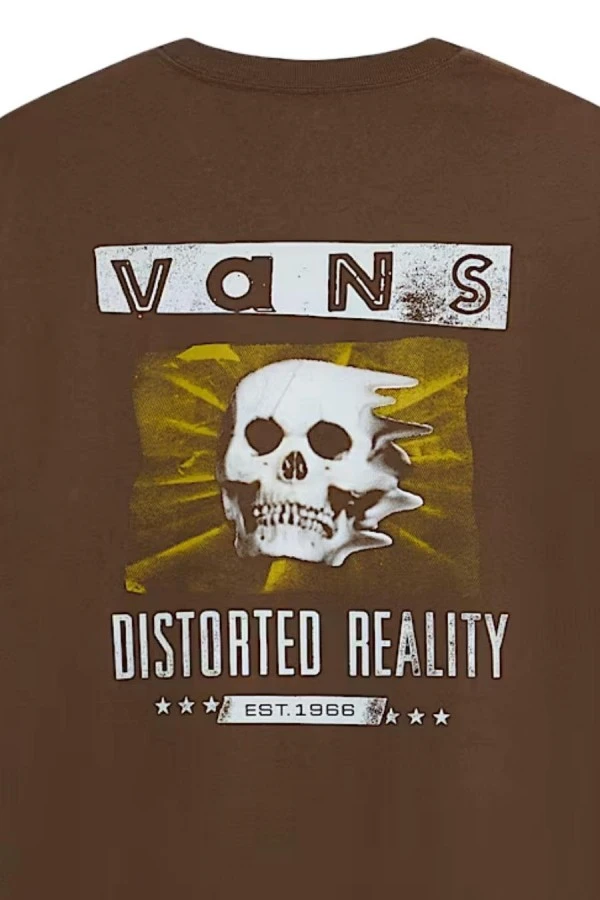VANS Distorted Reality SS Tee – Καφέ