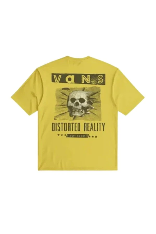 VANS Distorted Reality SS Tee – Gold/ Κίτρινο