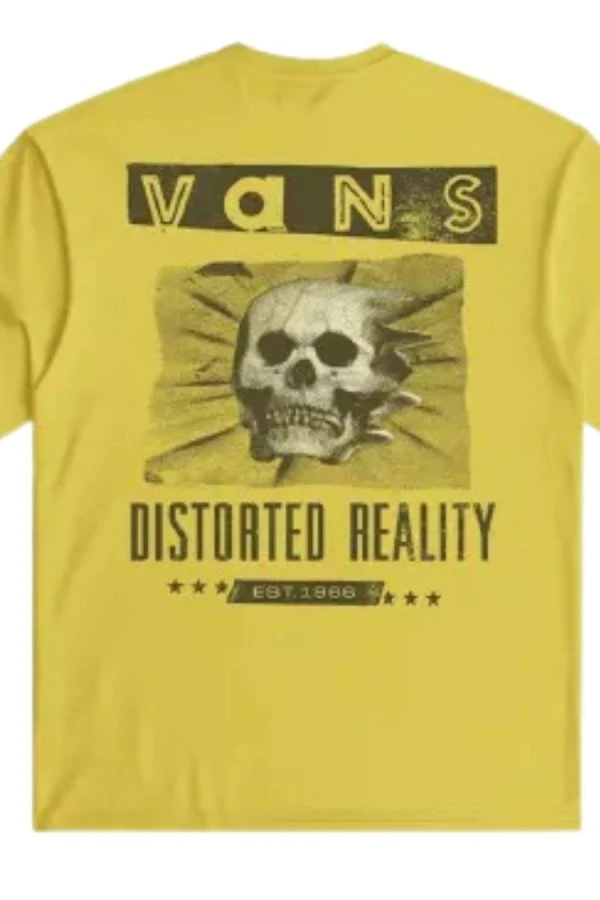 VANS Distorted Reality SS Tee – Gold/ Κίτρινο