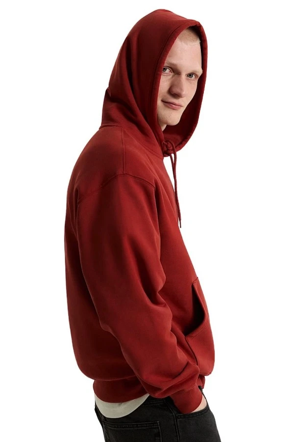 VANS Ανδρικό Φούτερ με Κουκούλα Left Chest II Pullover – Poppy Ember